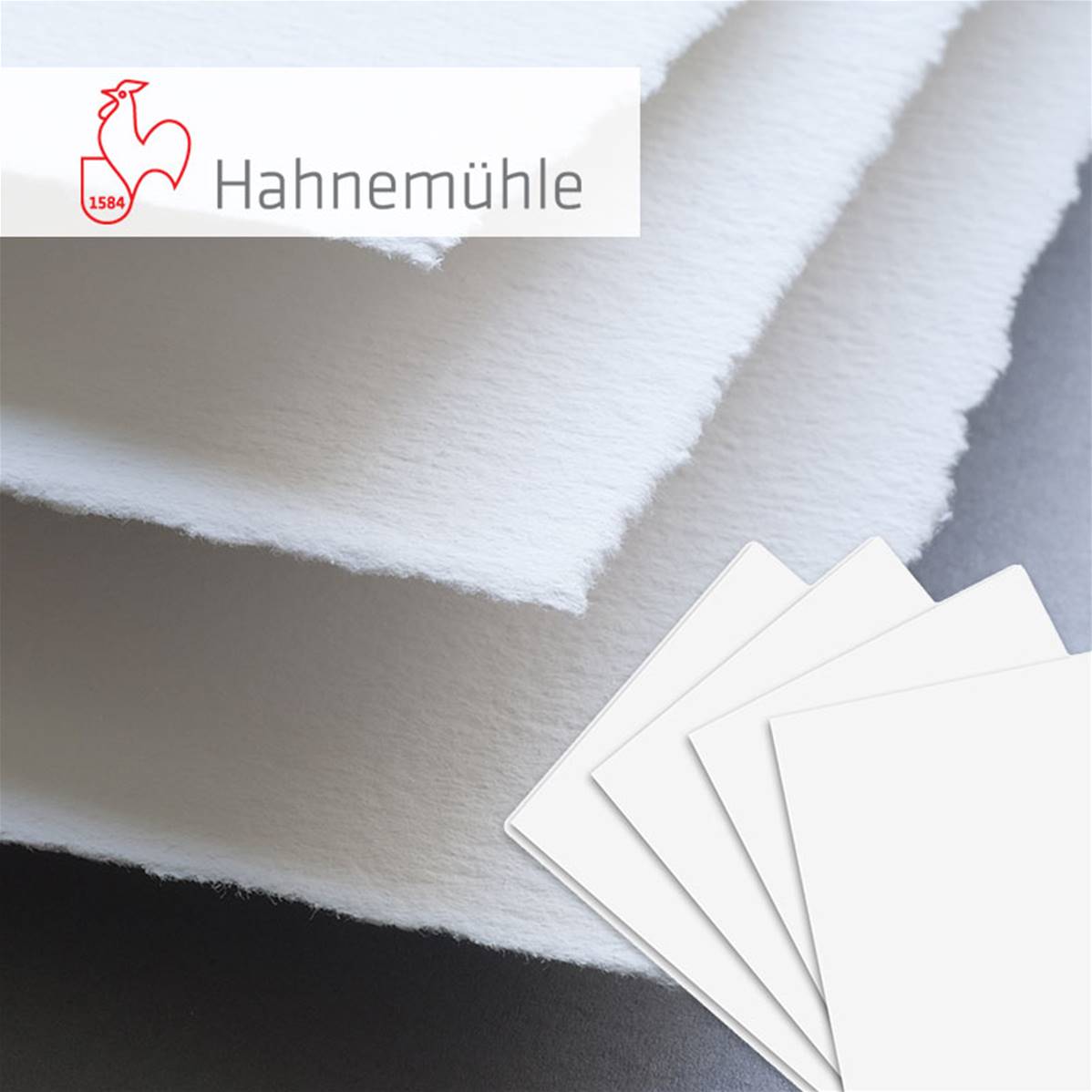 HAHNEMUHLE Papier Fine Art frangé Photo Rag 308g A2 25 feuilles