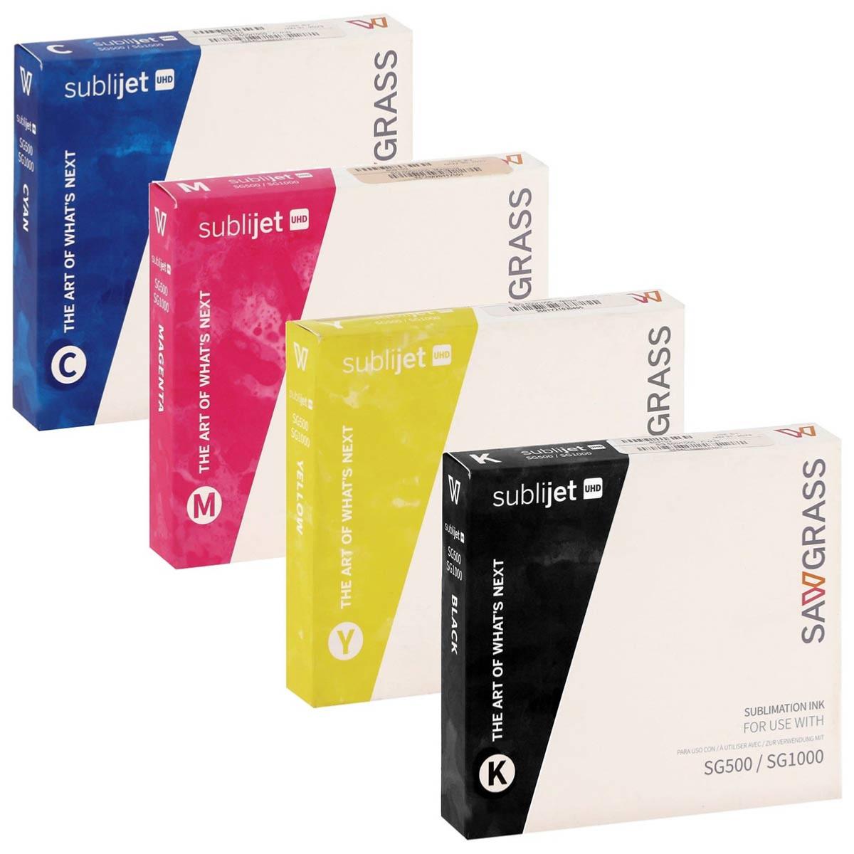 SAWGRASS Kit de démarrage Encres 4 couleurs 20ml pour SG500 & SG1000