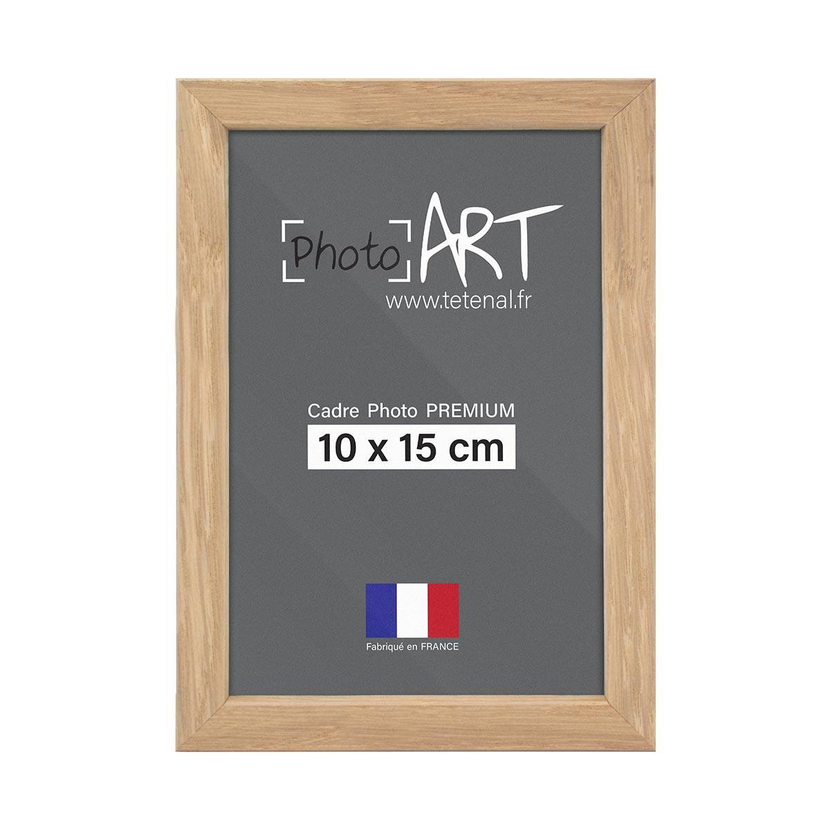PHOTO ART PREMIUM Nature Cadre bois 10x15 Chêne lot de 4