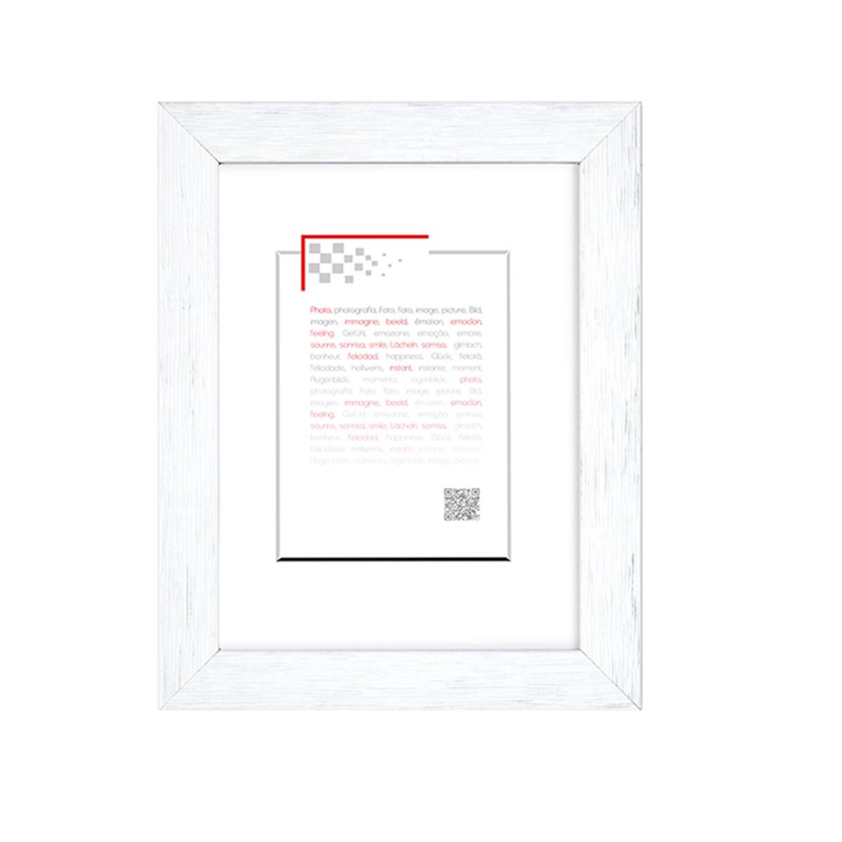 BRIO Cadre KARMA BLANC 13X18. *