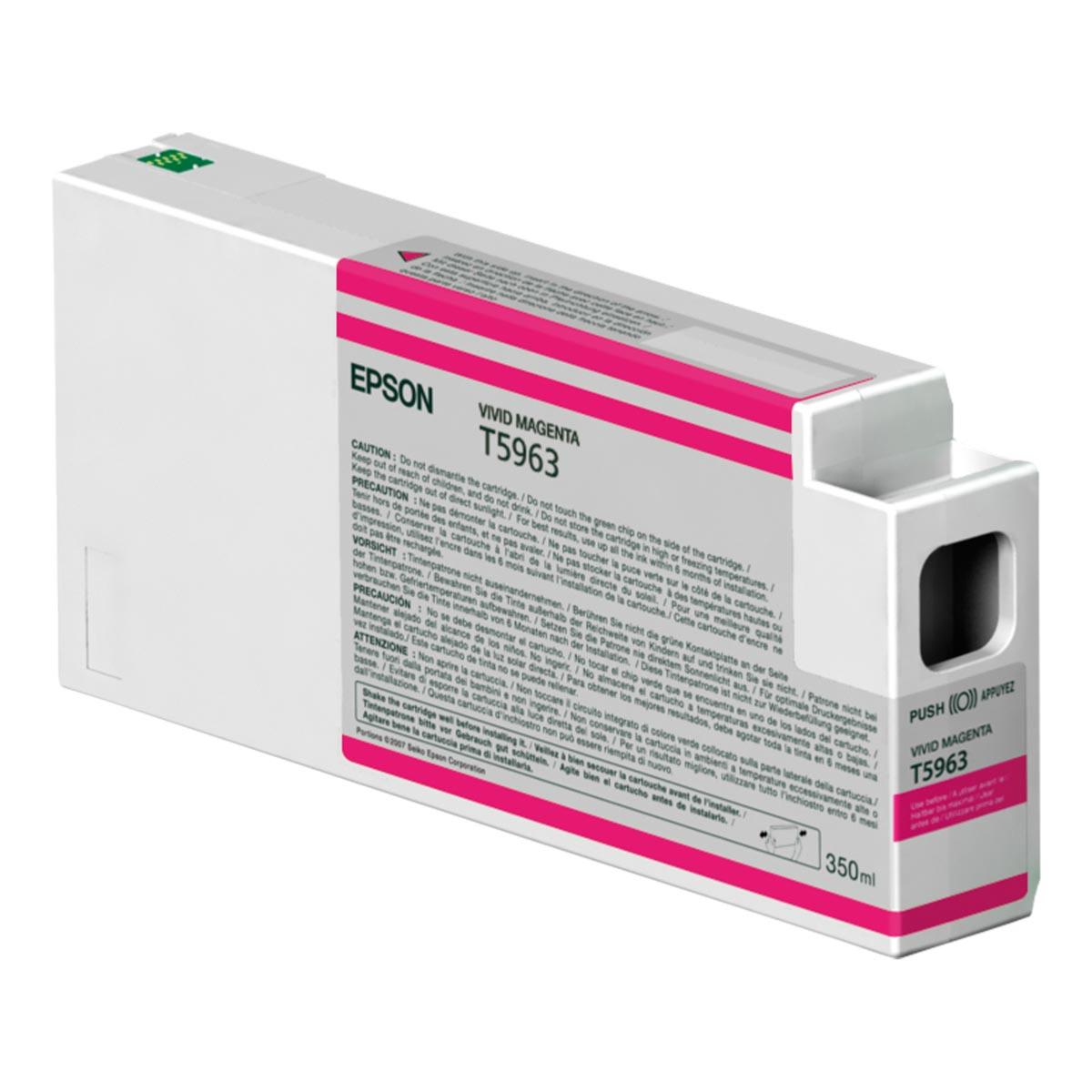 EPSON Encre T5963 HDR Vivid Magenta pour SP-7890/7900/9890/9900 350ml