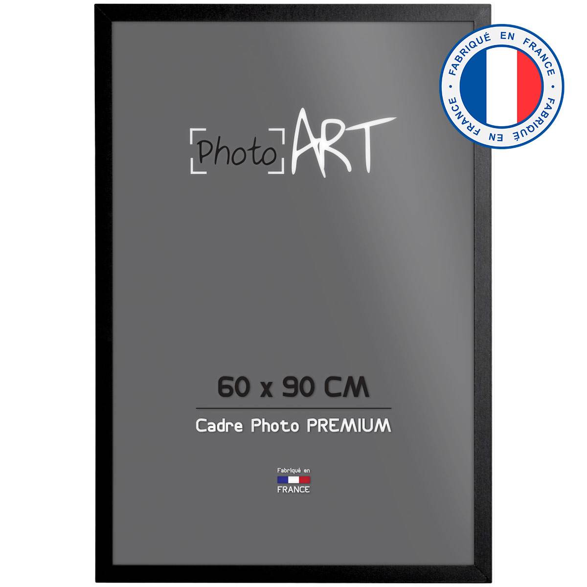 PHOTO ART PREMIUM Cadre bois 60x90 Noir lot de 4