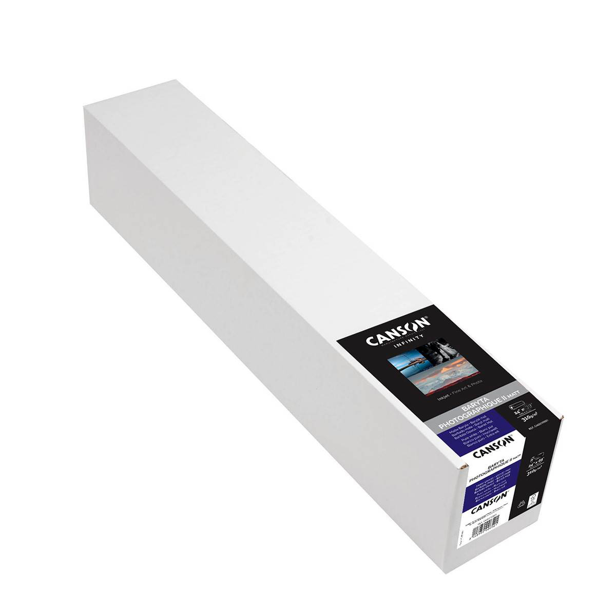 Papier jet d'encre Infinity Baryta Photographique II Matt 310g 24" x 12m