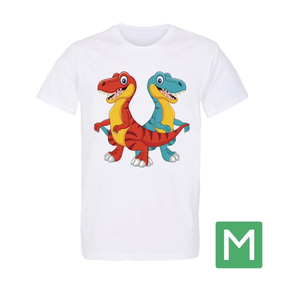 T-Shirt Blanc Homme Taille M prétraité pour impression DTG Lot de 10