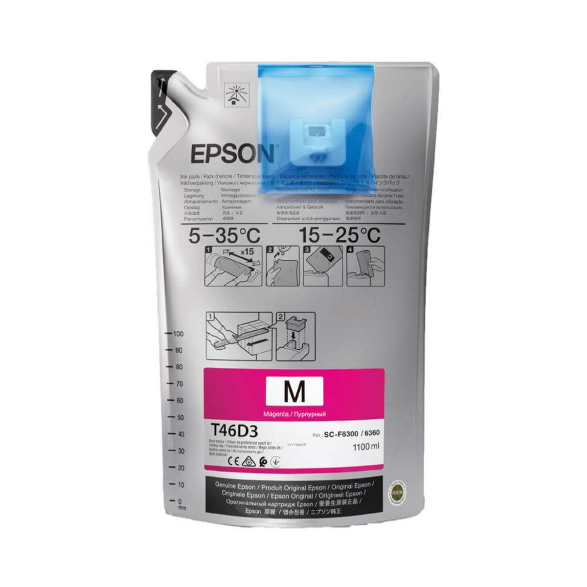EPSON Encre Ultrachrome DS MAGENTA 1.1 L pour SC-F6300 et SC-F9400