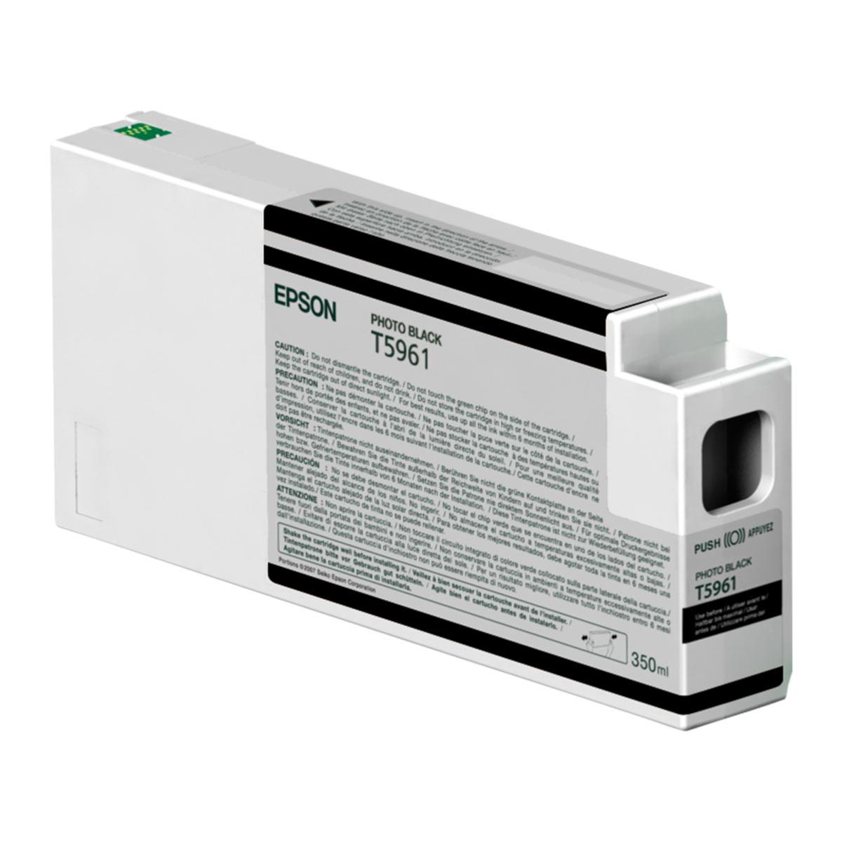 EPSON Encre T5961 HDR Noir Photo pour SP-7890/7900/9890/9900 350ml