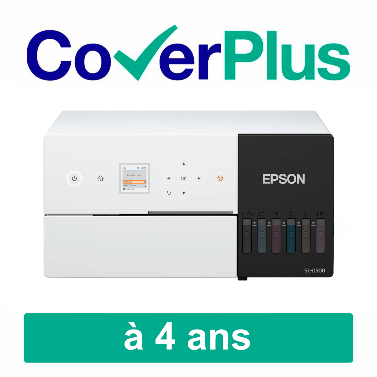 Extension de garantie CoverPlus à 4 ans sur site pour Epson SureLab D500