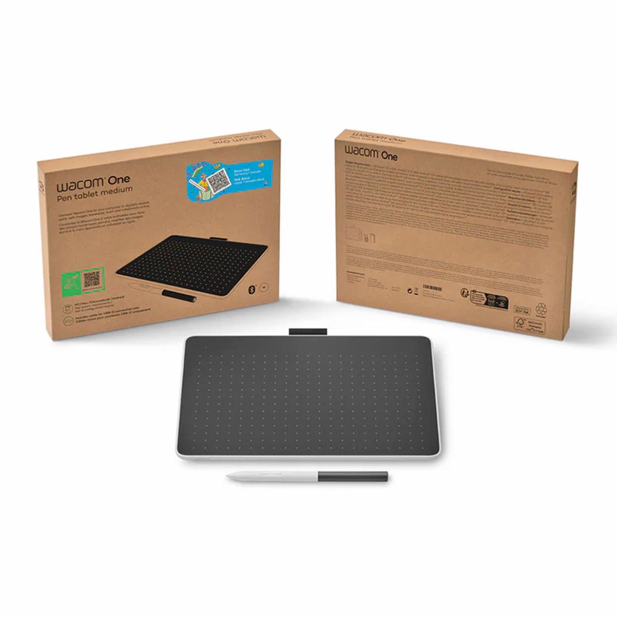 WACOM Tablette à stylet One Medium CTC6110WLW2B