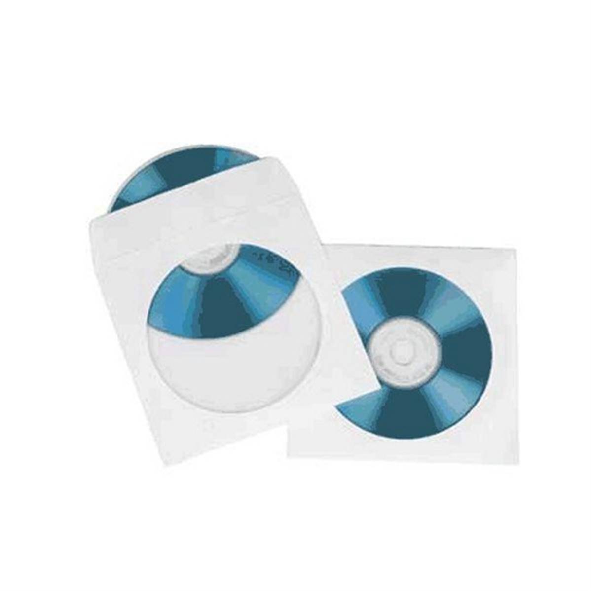 Pochette CD - Fenêtre recto plastique - Lot de 100