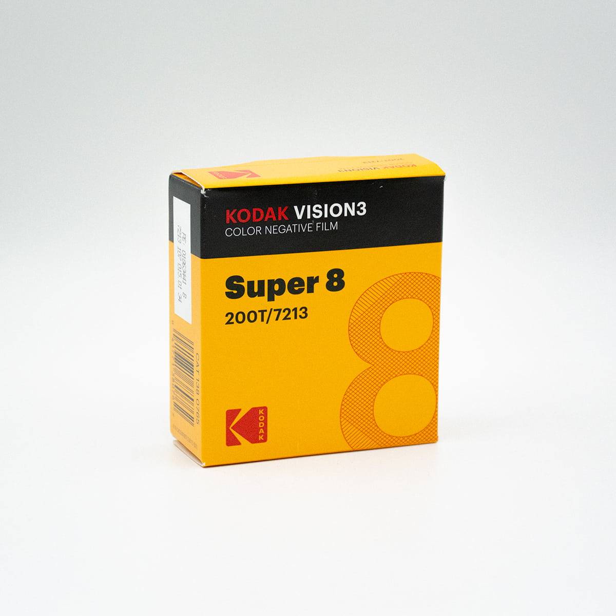 KODAK Film Négatif Couleur, Vision 3, Super 8, 200T