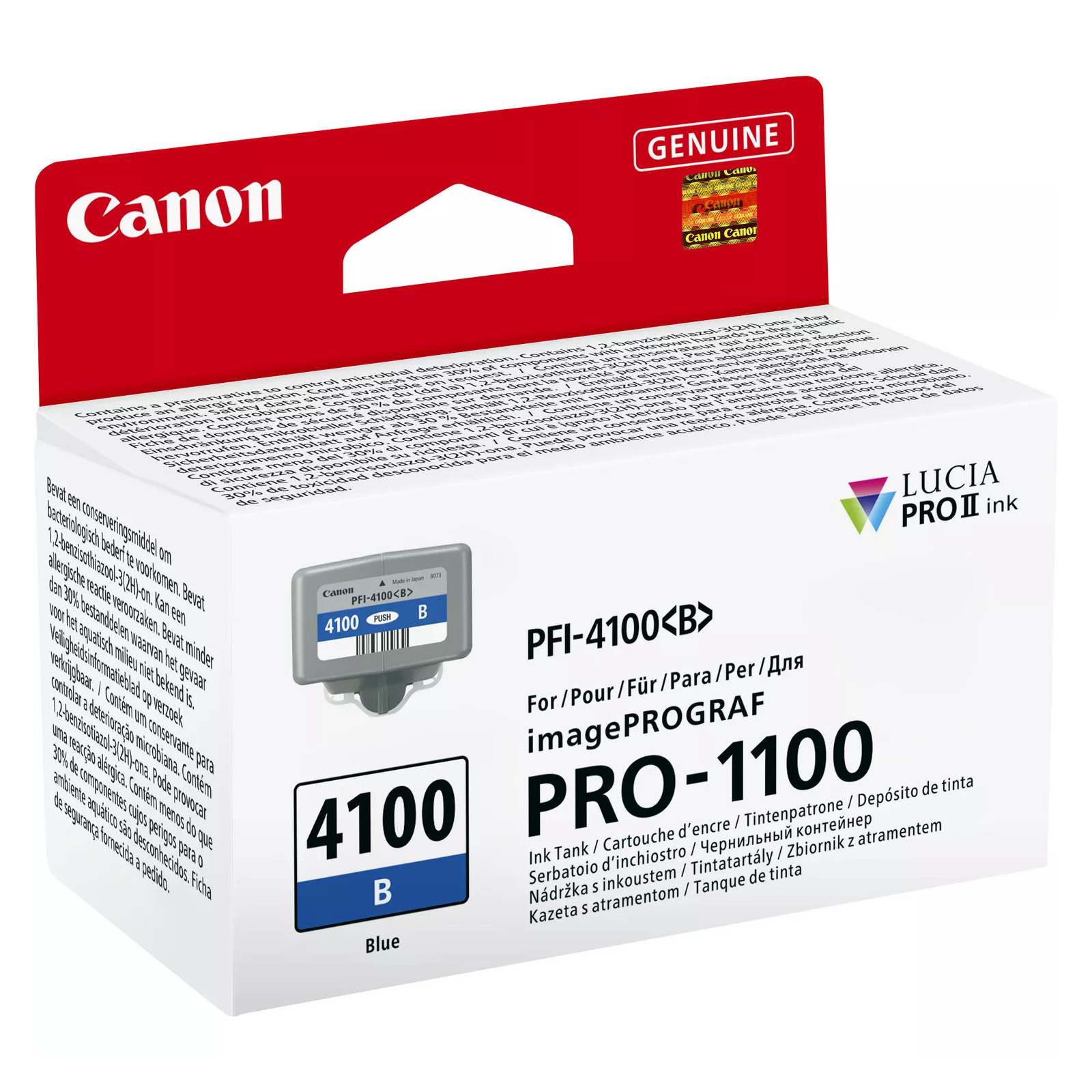 Cartouche PFI-41000B BLEU pour imagePROGRAF PRO-1100 (80ml)
