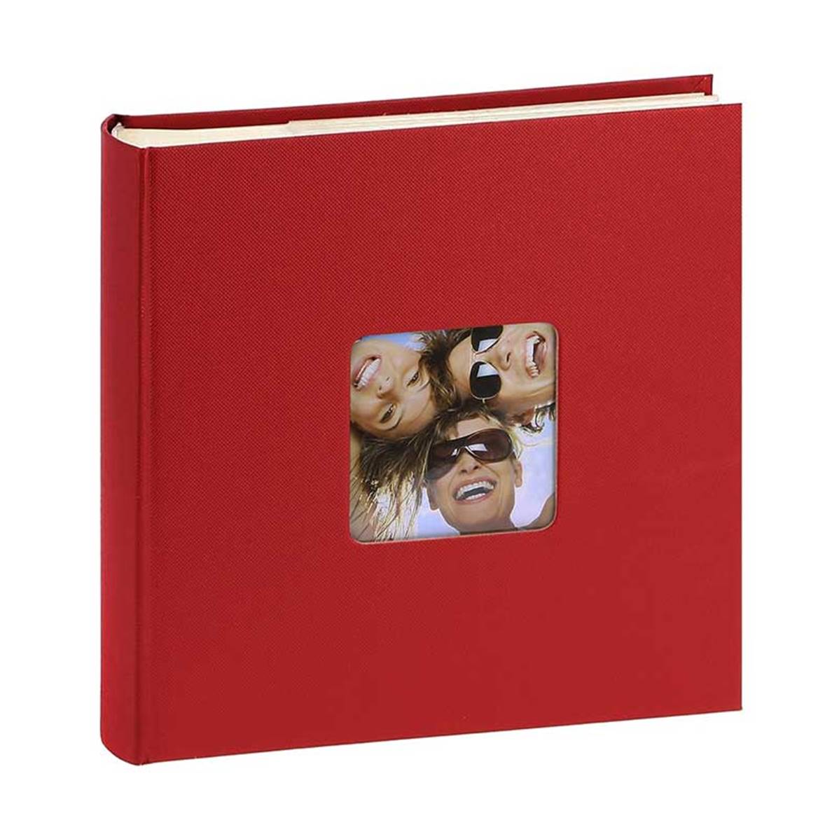 WALTHER Album Traditionnel Fun 30x30 - 400 vues - Rouge - Lot de 2