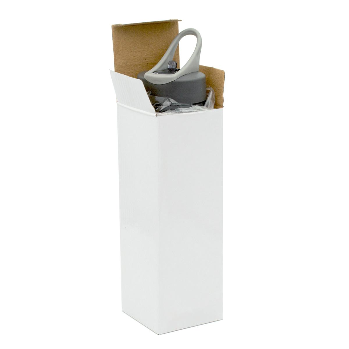 Gourde Alu Blanc avec Poignée 500ml (17oz) à sublimer - Lot de 6