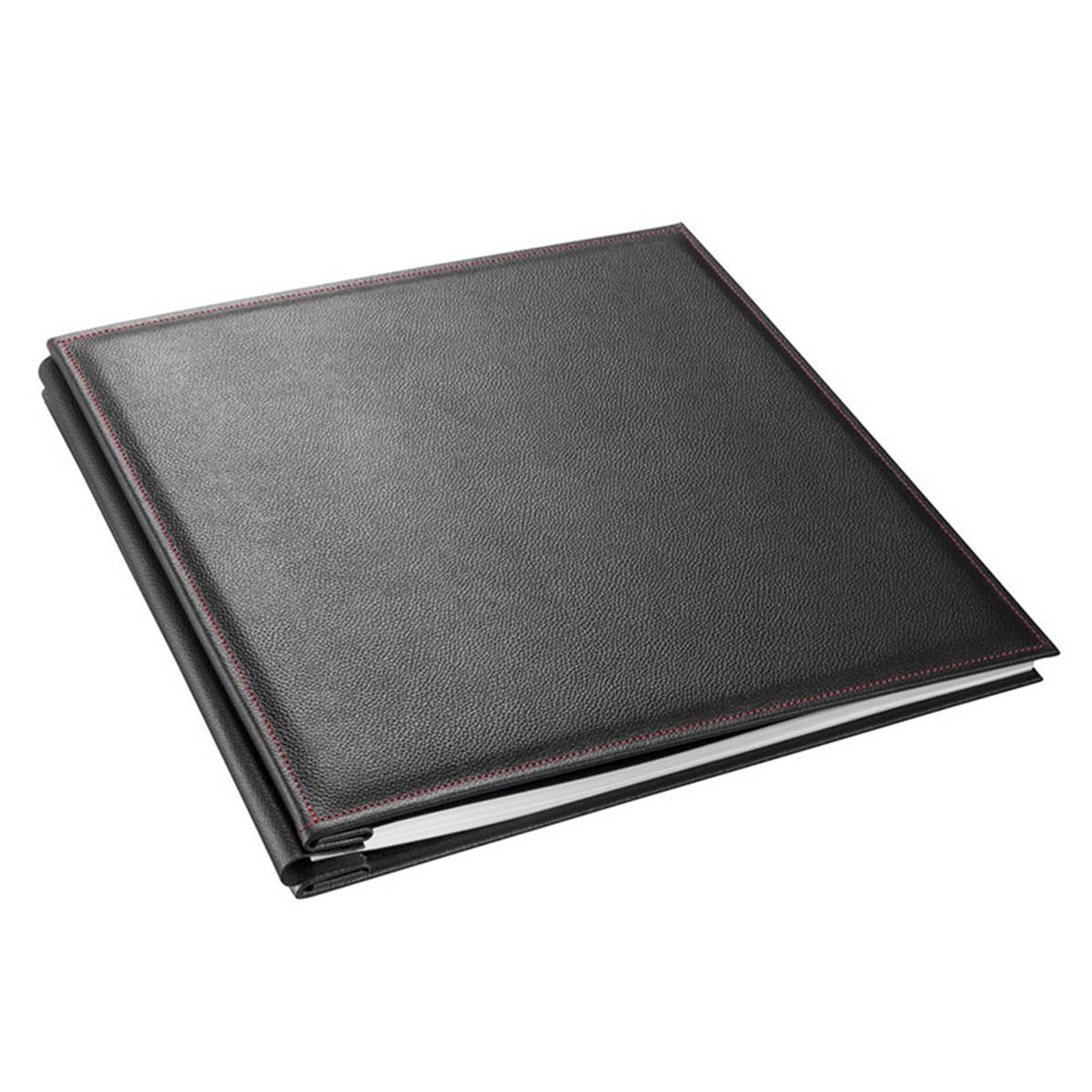 HAHNEMUHLE Album Noir avec Couture Rouge A4