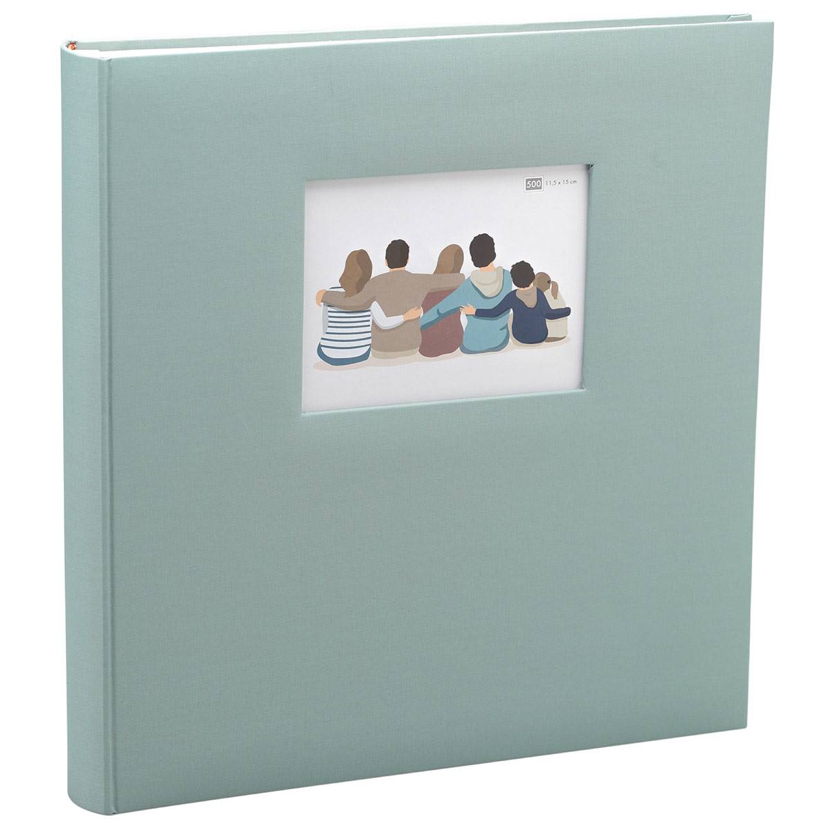 ERICA Album pochettes Square - 36.5x36cm - 500 vues - Vert - Lot de 2