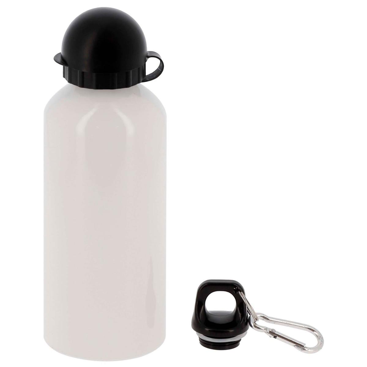 Gourde Aluminium Blanche 600ml pour sublimation - lot de 6