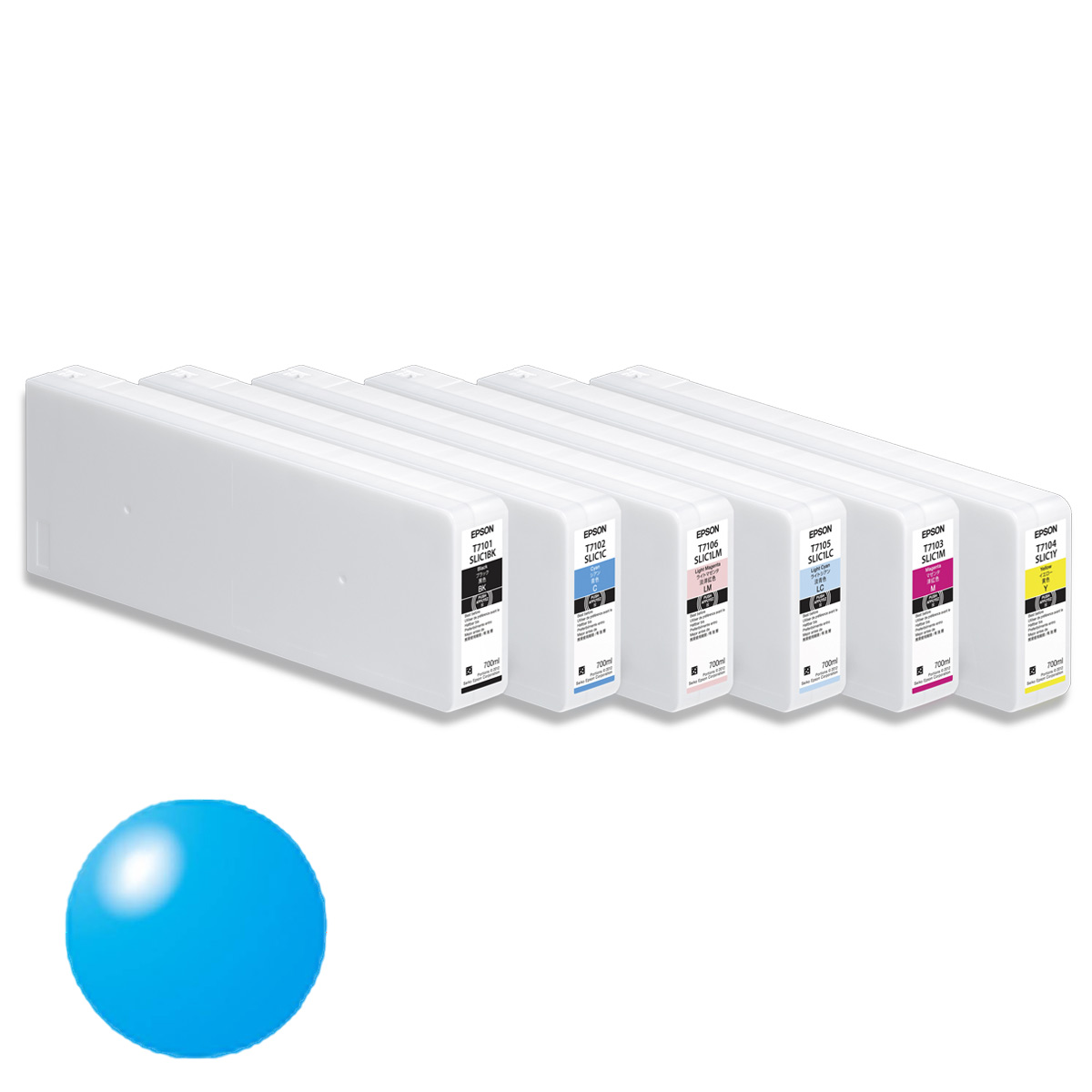 Encre Cyan T7102 pour SL-D3000 - 700 ml
