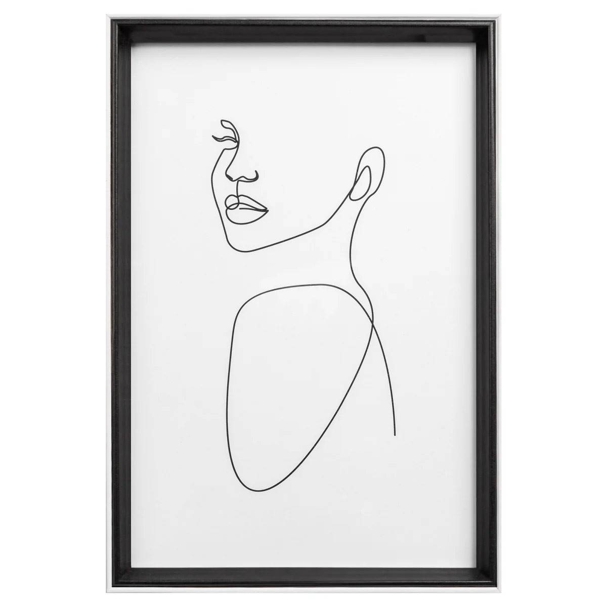 WALTHER Cadre MDF Silhouette 20x30cm noir - Lot de 4