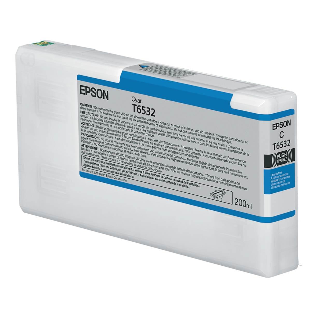 EPSON Encre T6532 K3 Cyan 4900 200ml