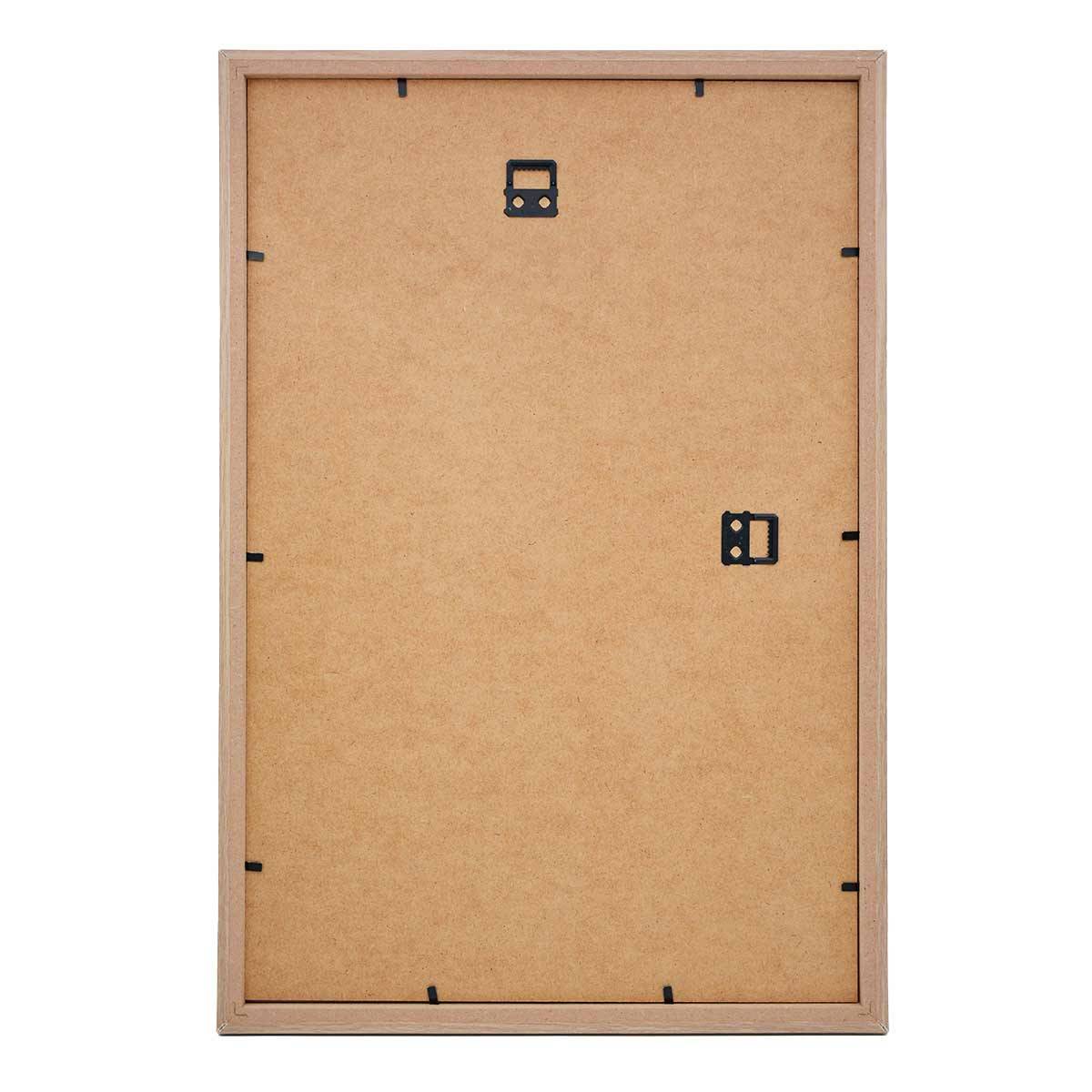 PHOTO ART PREMIUM Cadre bois 60x90 Chêne lot de 4