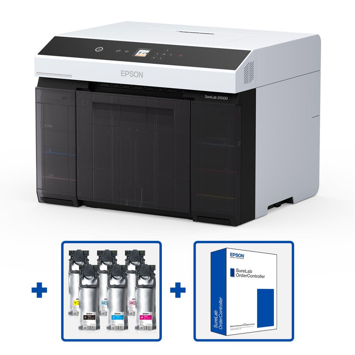 Pack Epson D1000 + 1 Kit d'encres complet + Logiciel OC Light
