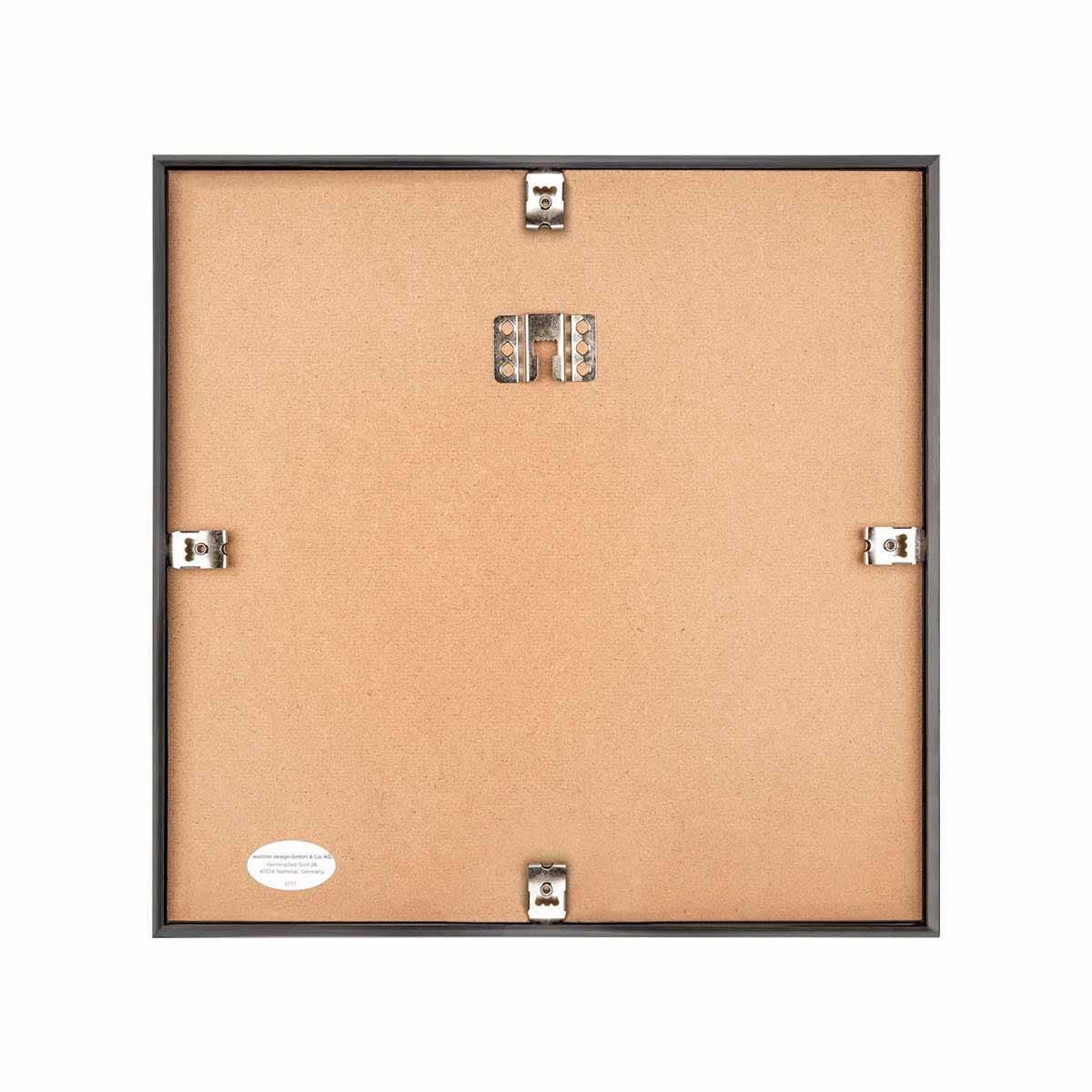 WALTHER Cadre alu brossé Aluline 30x45cm - Couleur Argent - Lot de 4