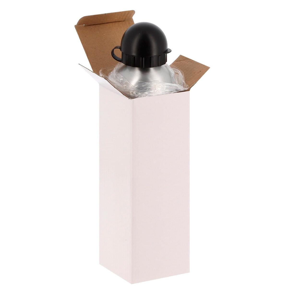 Gourde en Aluminium Gris 500ml (17oz) à sublimer - Lot de 10