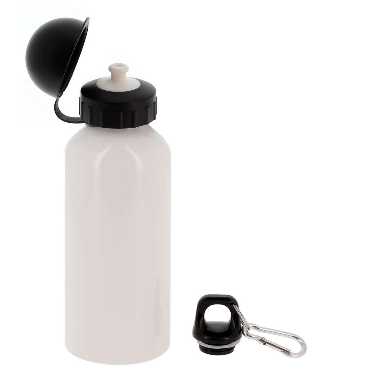 Gourde Aluminium Blanche 600ml pour sublimation - lot de 6