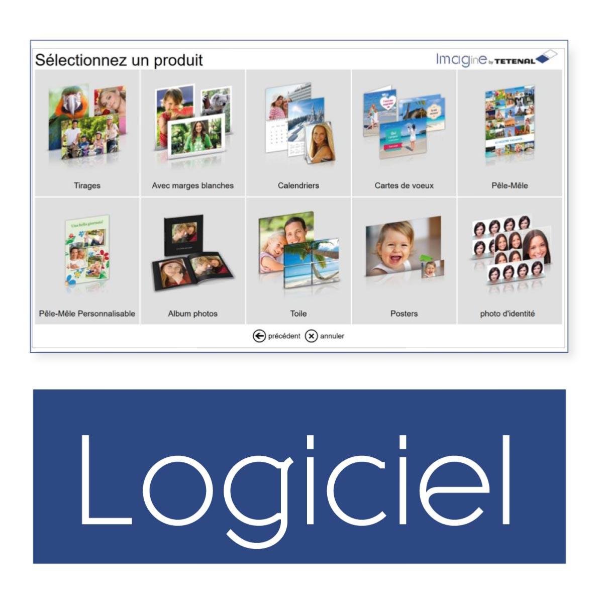 TETENAL Logiciel Kiosk Creative Station Imagine