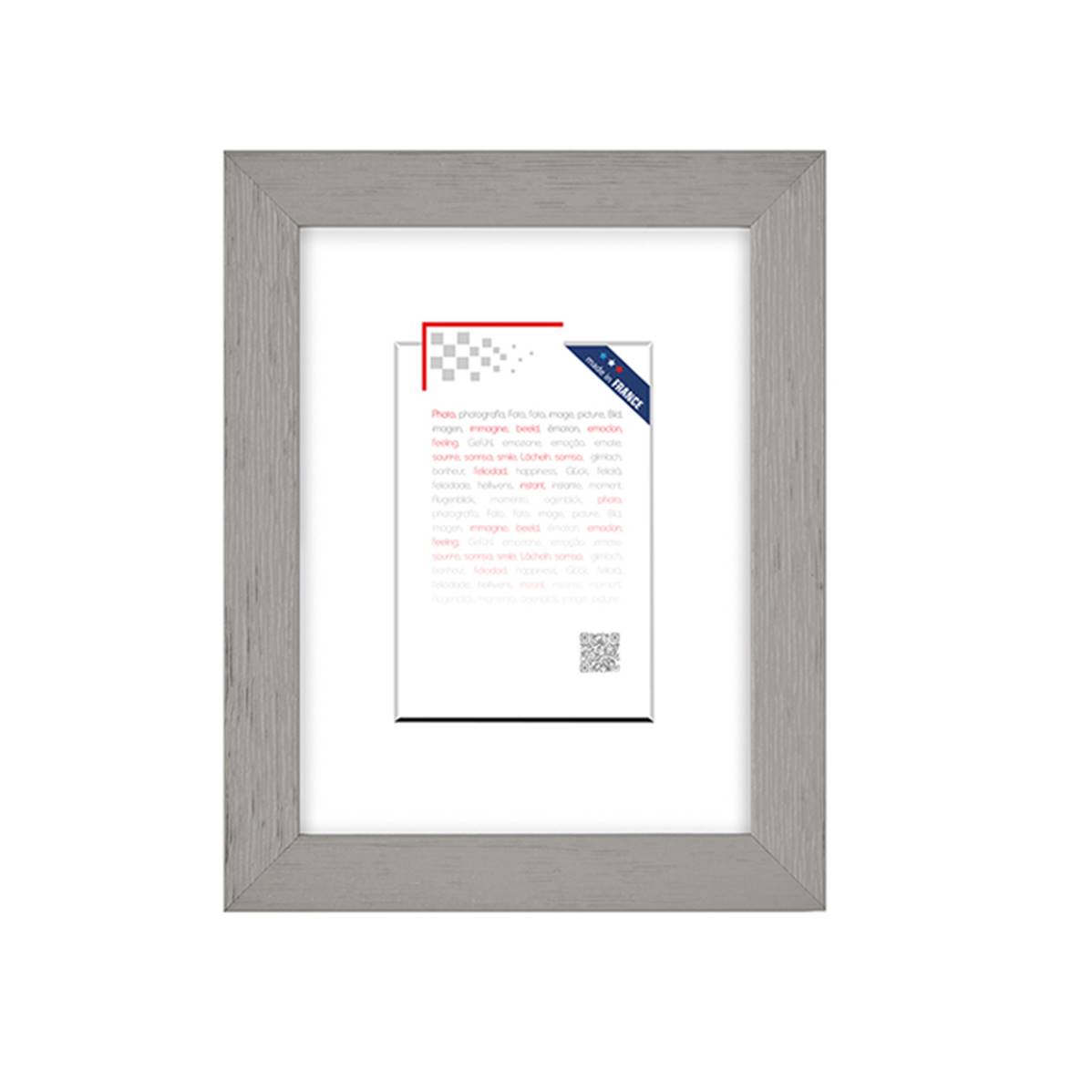 BRIO Cadre KARMA GRIS 18X24. Vendu par 2