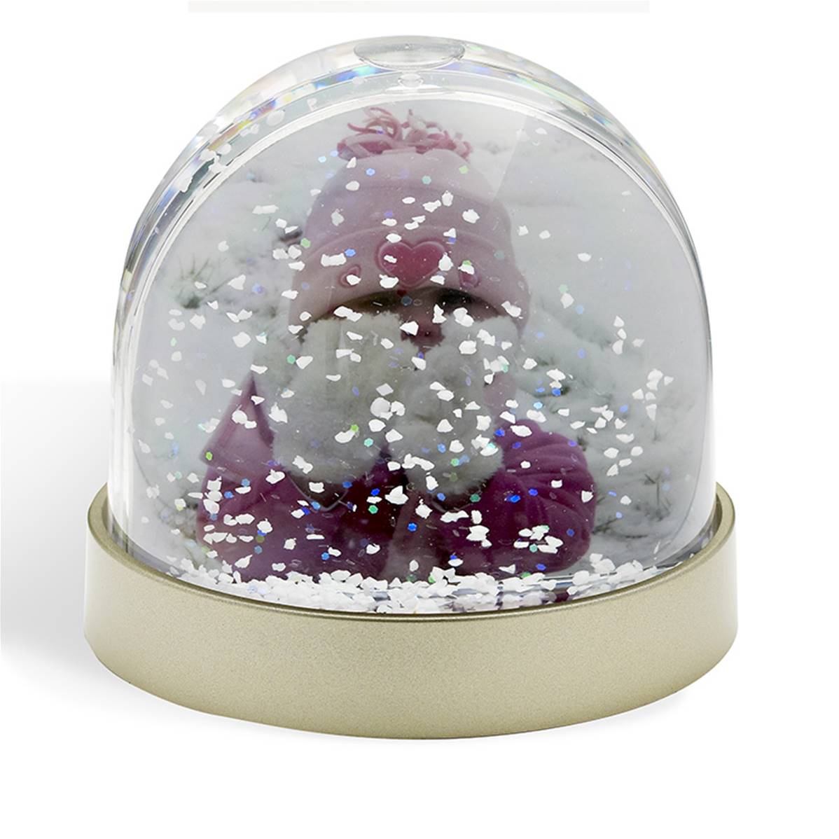 GLOBE à Neige avec base métallique Vendu par 36
