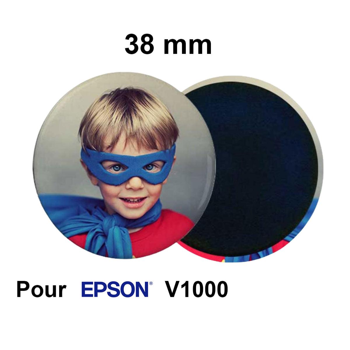 Magnet Frigo Ø38mm pour Epson V1000  - Lot de 100