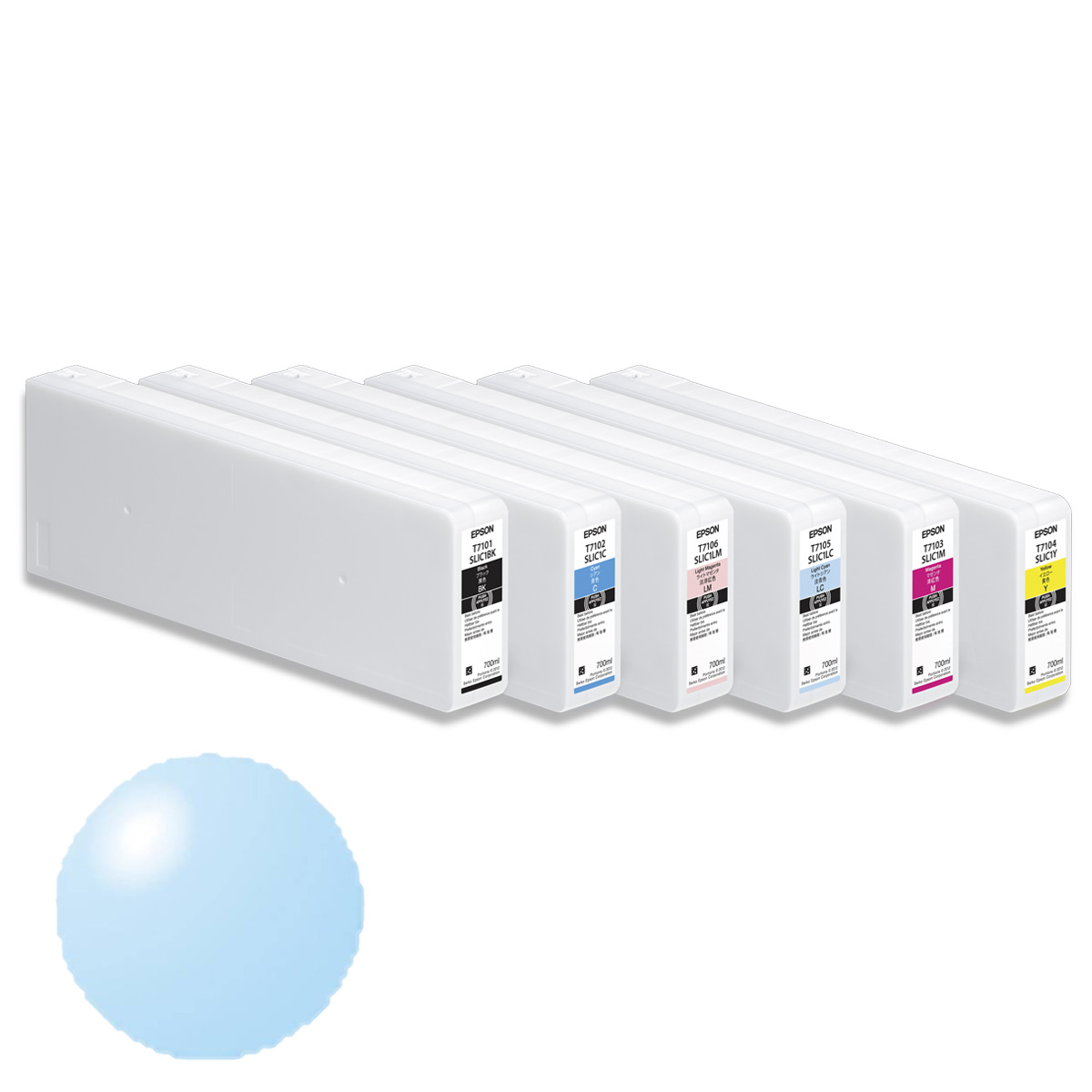 Encre Light Cyan T7105 pour SL-D3000 - 700 ml