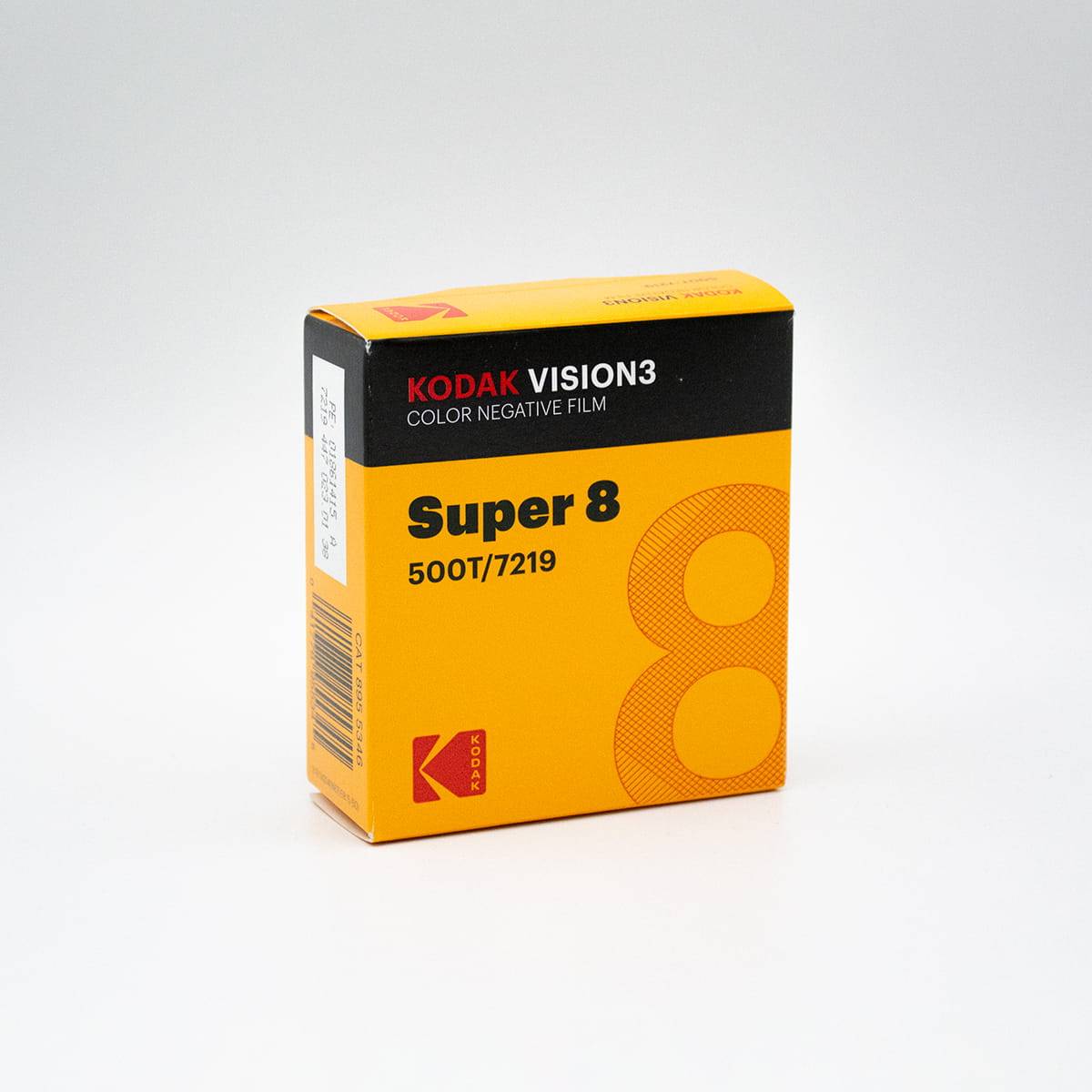 KODAK Film Négatif Couleur, Vision 3, Super 8, 500T