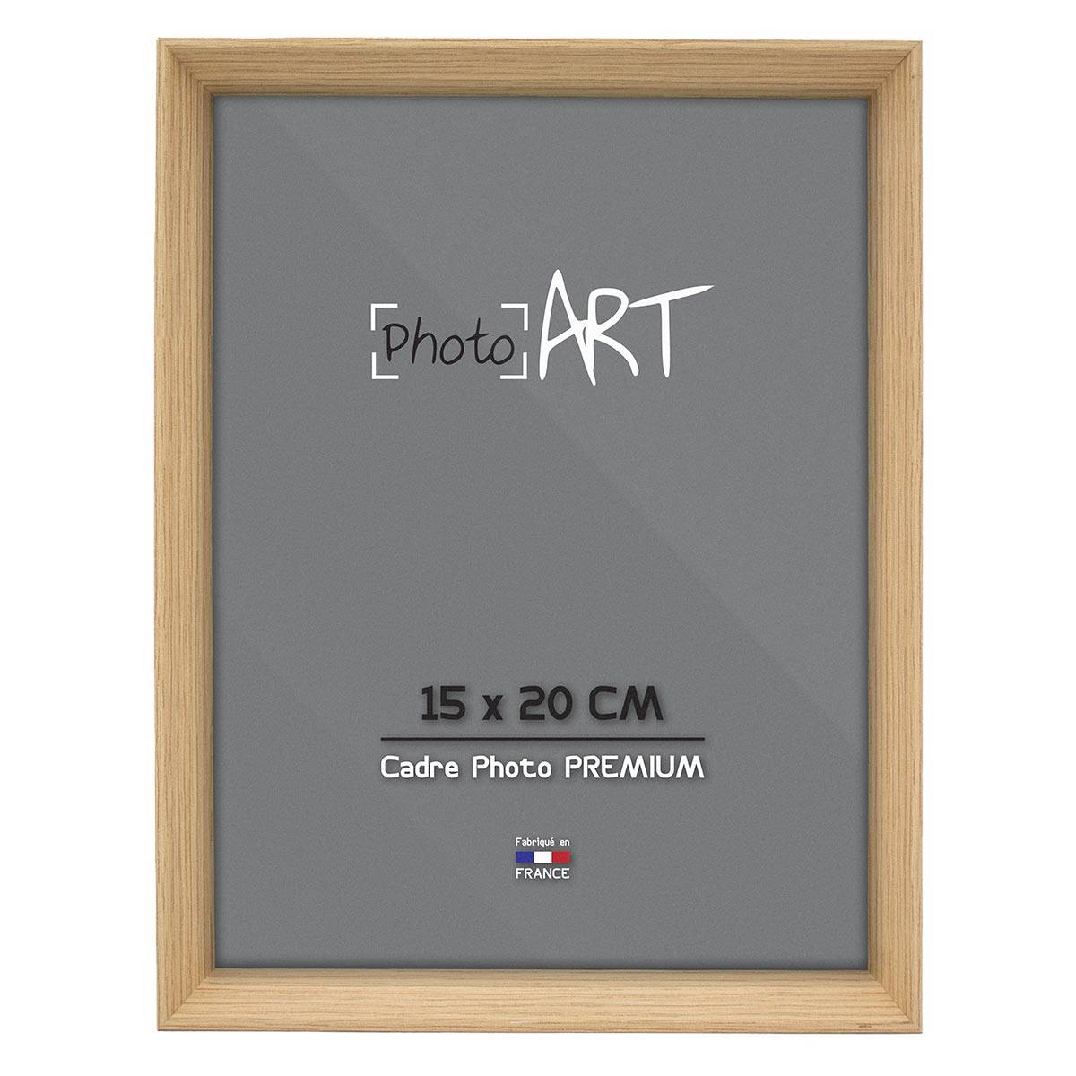 PHOTO ART PREMIUM Urban Cadre bois 15x20 Chêne lot de 4