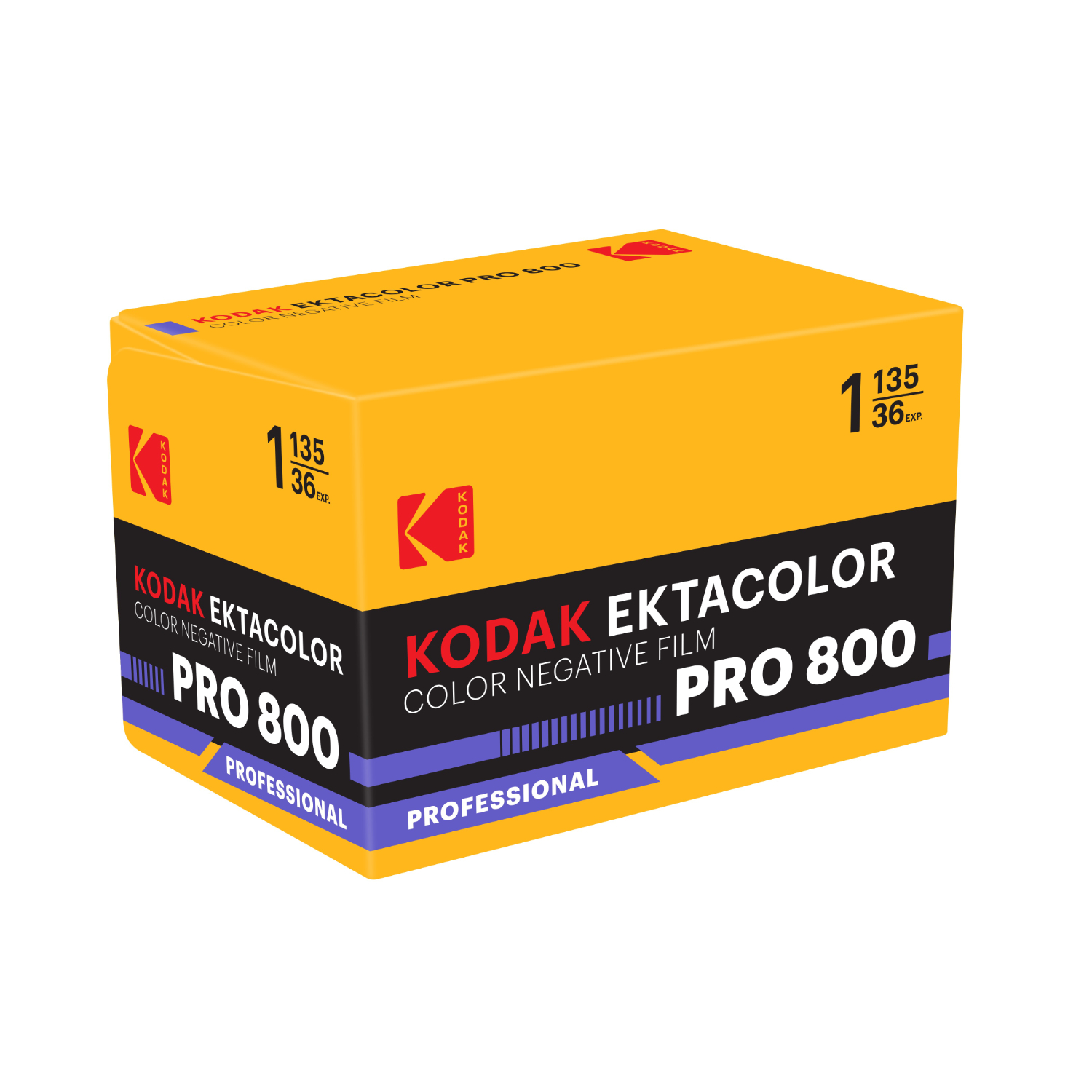 Film négatif couleur EKTACOLOR PRO 800 135-36 Boîte - Vendu par 10