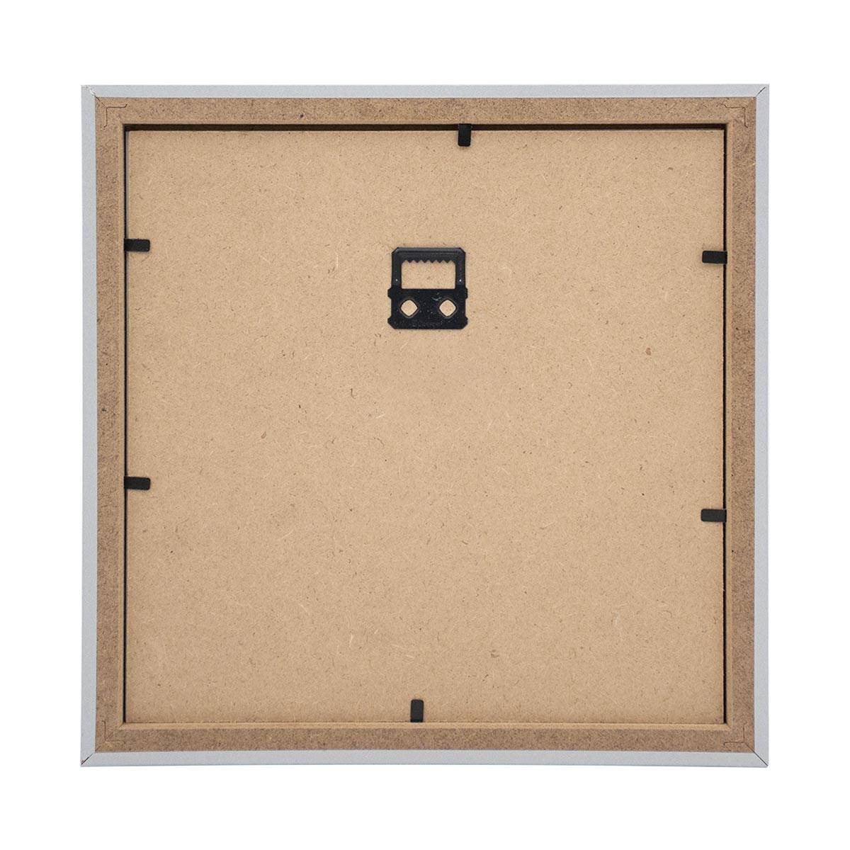 PHOTO ART PREMIUM Cadre bois 30x30 Argent lot de 4