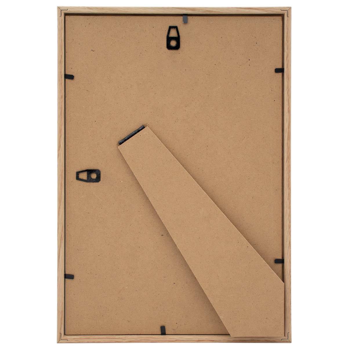 PHOTO ART PREMIUM Massif Cadre bois 10x15 Chêne lot de 4