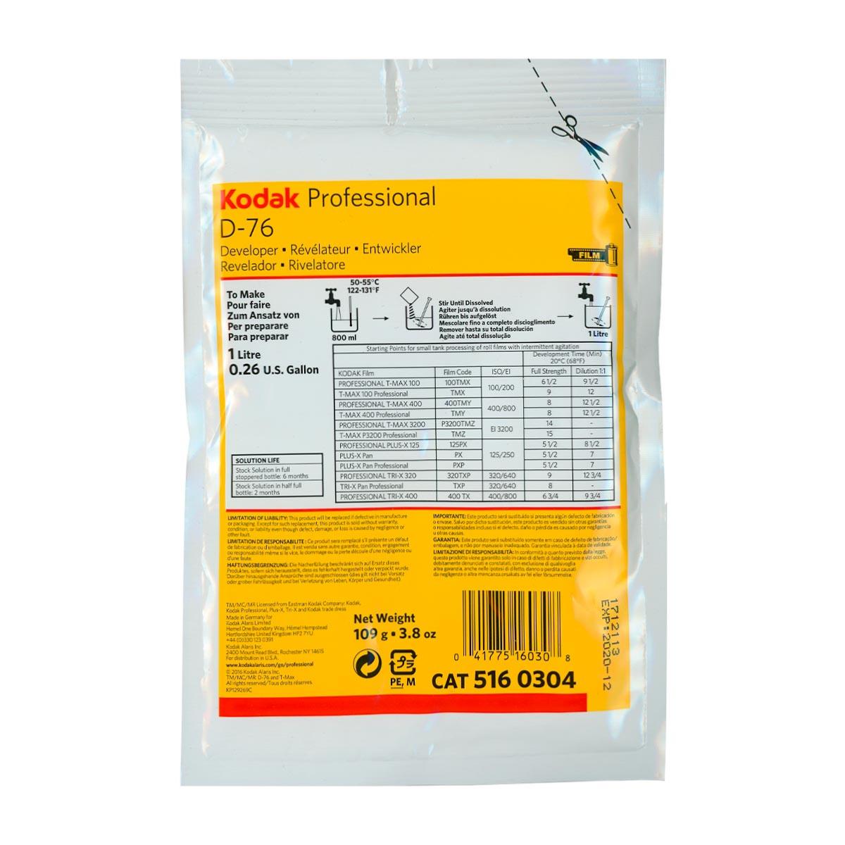 Chimie D76  REVELATEUR  1L