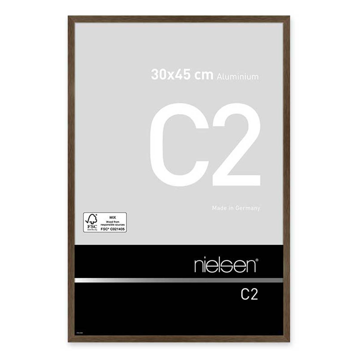 NIELSEN Cadre Photo Aluminium C2 30X45 - Ambre Mat