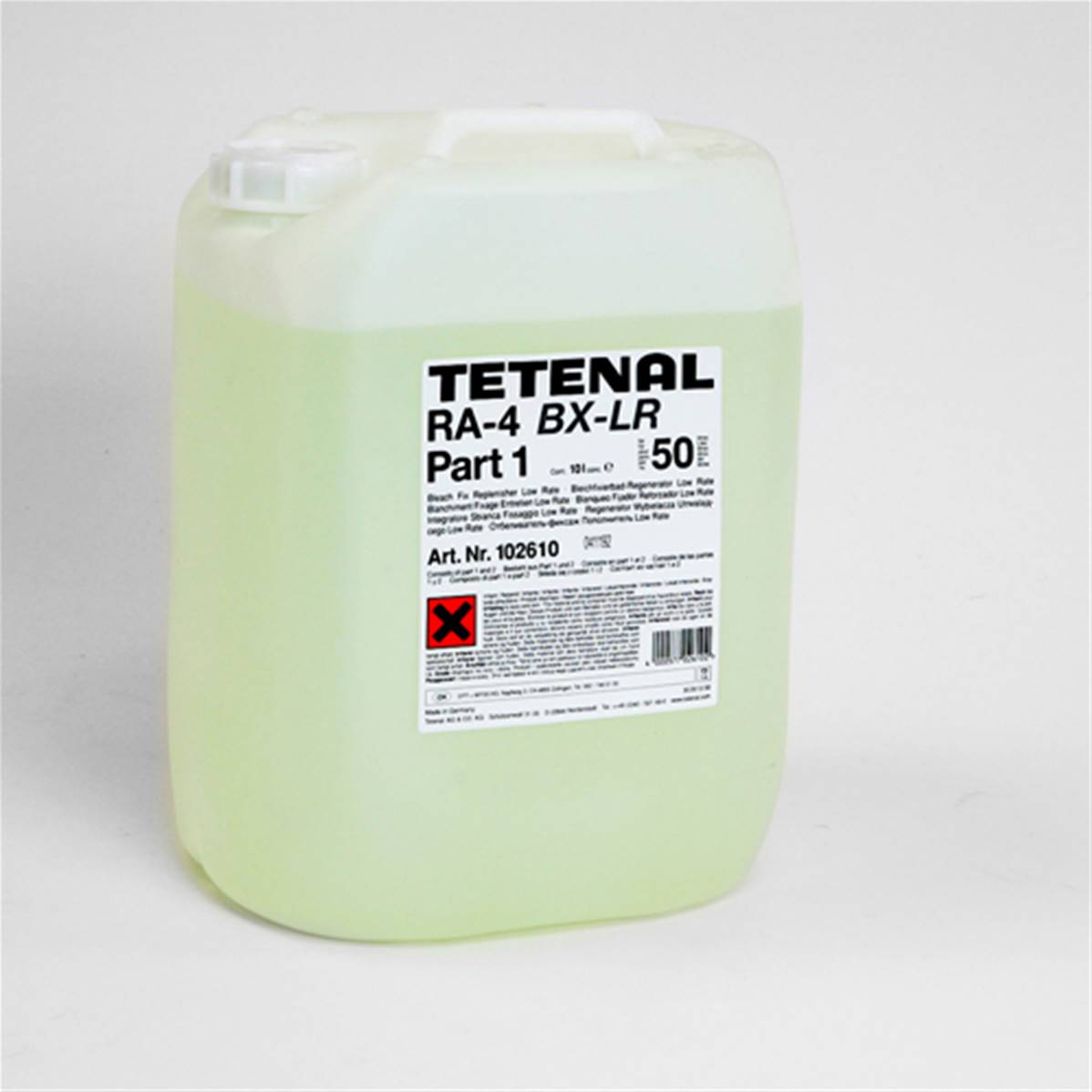 TETENAL Chimie RA-4 BX-LR partie 1 10l conc.  50 L