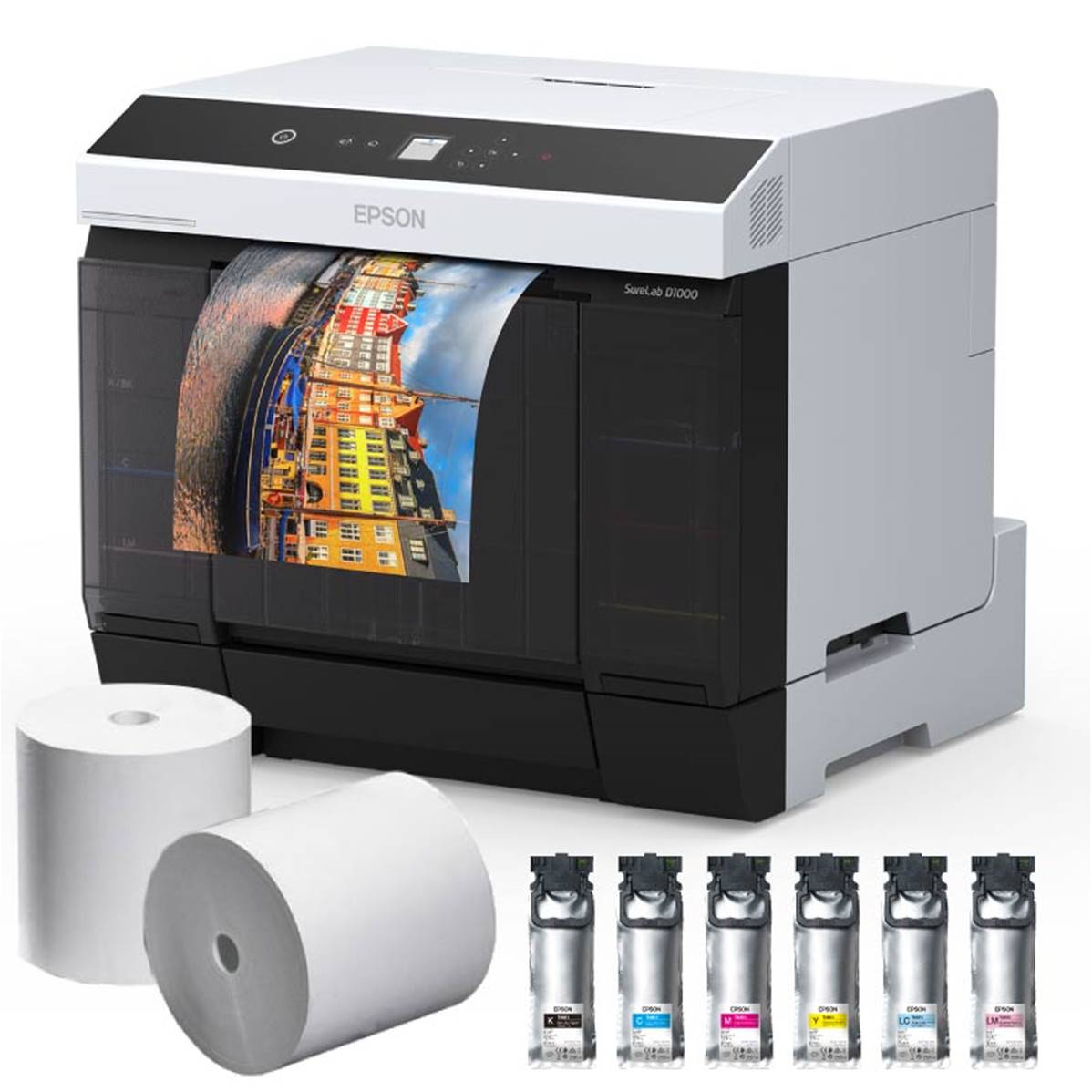 EPSON Imprimante Surelab SL-D1000A + Encres + 2 Rlx Papier 152L