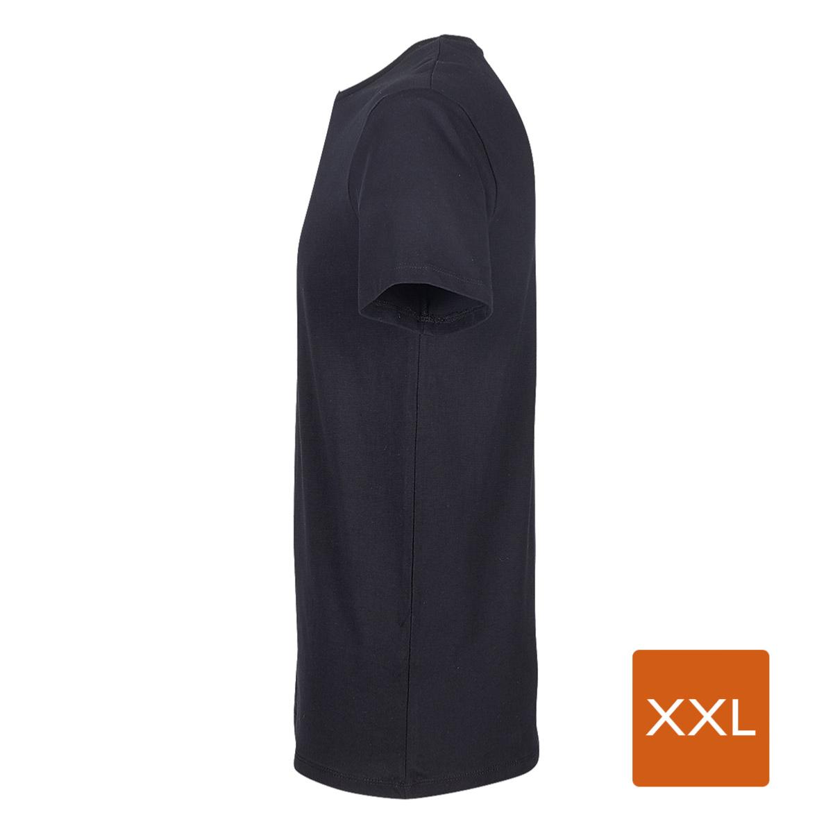 T-Shirt Noir Homme Taille XXL prétraité pour impression DTG Par 10