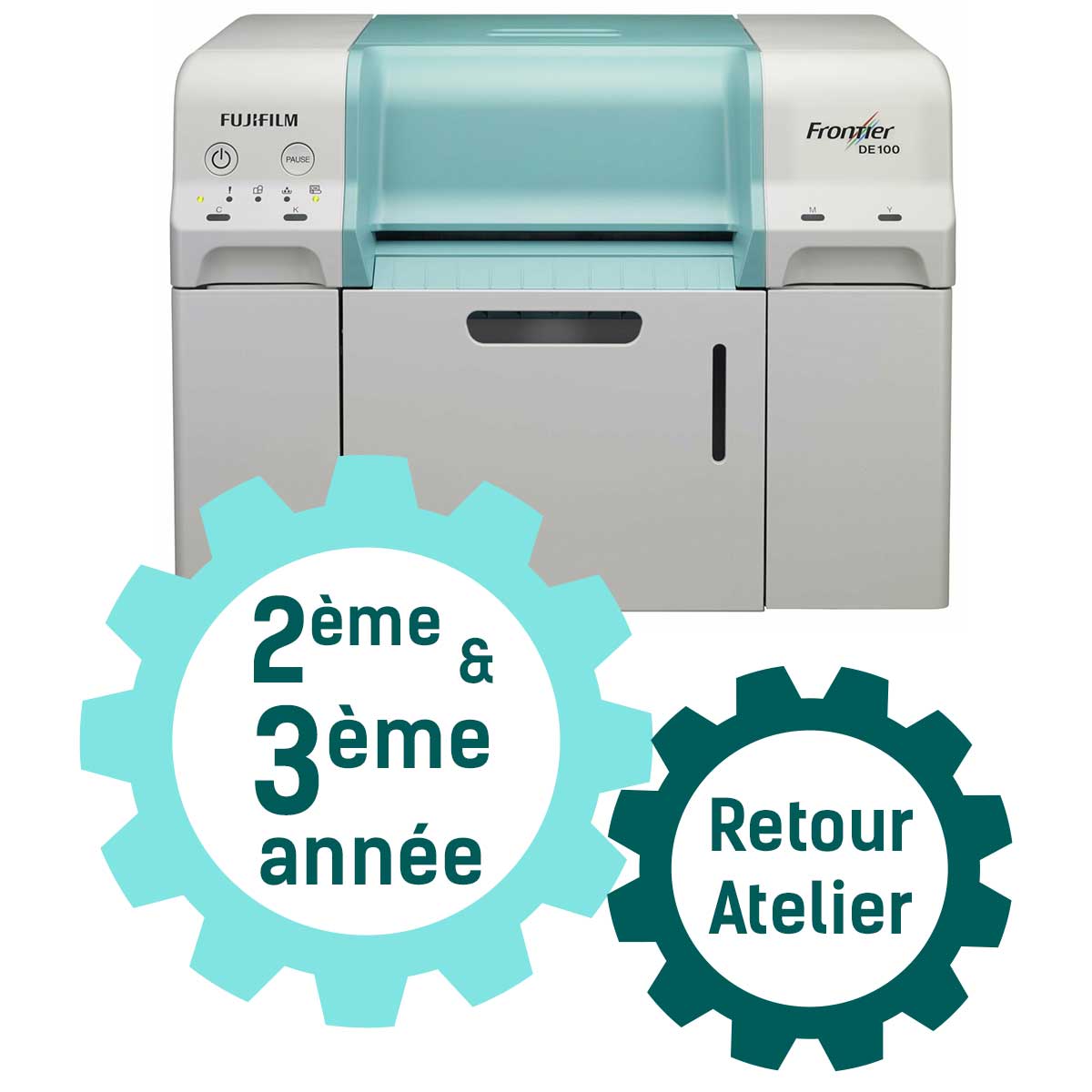 FUJIFILM Extension à 3 ans pour DE100/DE100XD (1+2ans) Retour Atelier