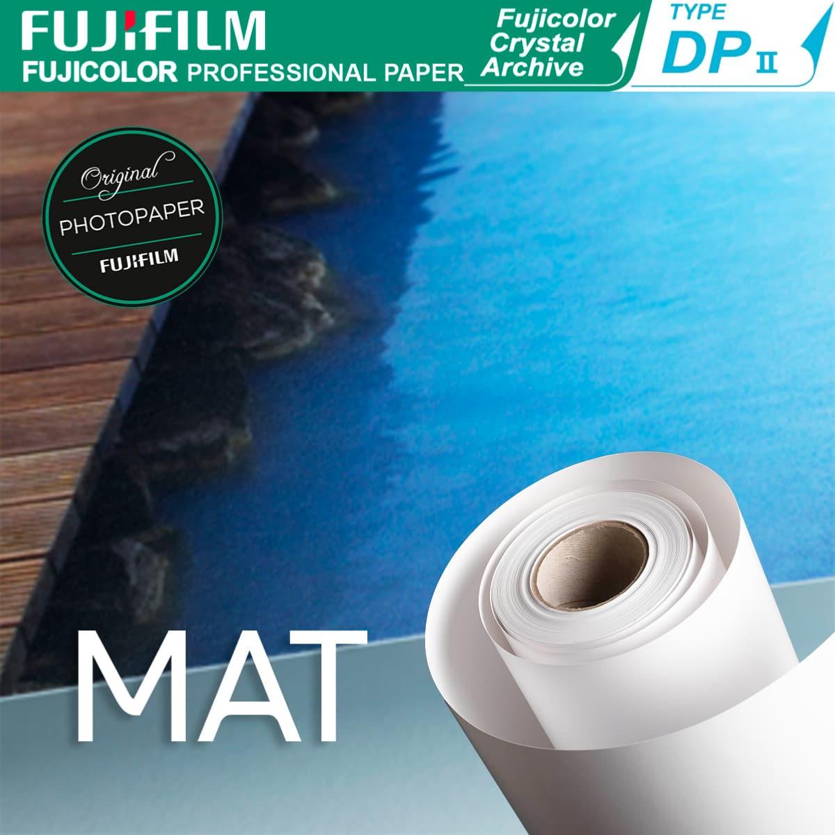 FUJIFILM Crystal Archive DPII 12.7x167.6 m Mat 2 rlx Non Marqué