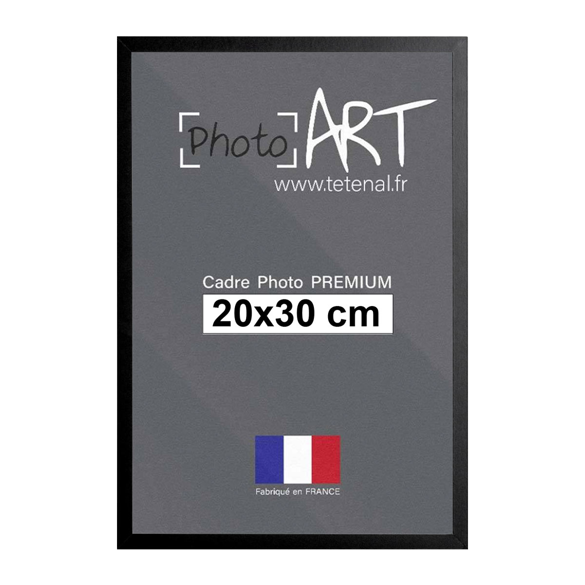 PREMIUM Cadre bois 20x30 Noir lot de 4