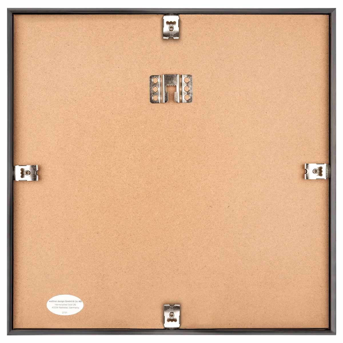 WALTHER Cadre plastique Steel Style 30x45cm - Couleur Or - Lot de 4
