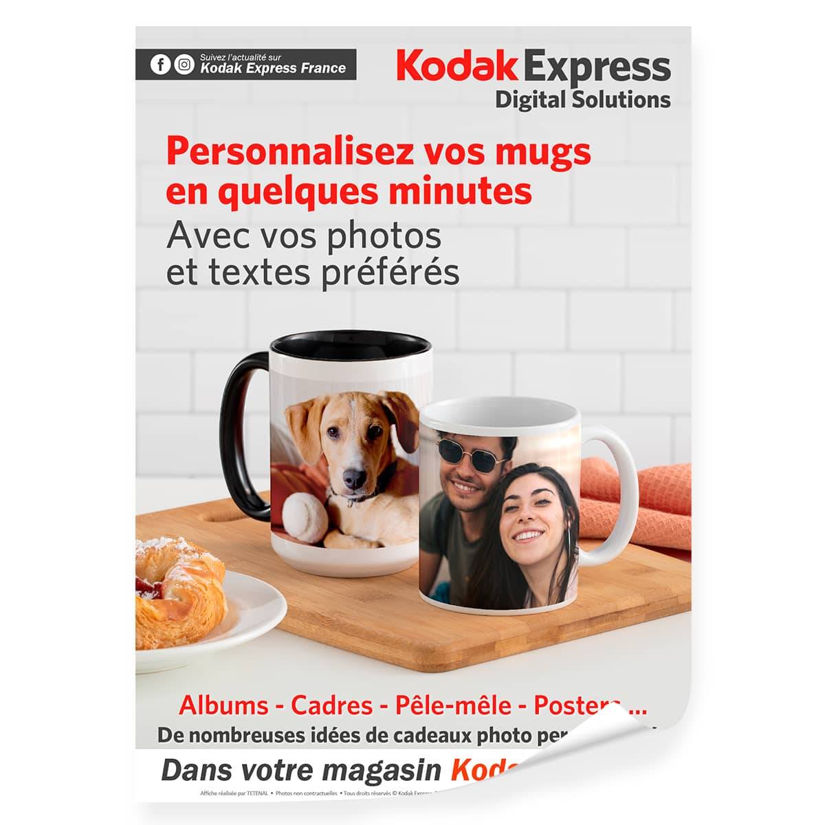 KODAK EXPRESS Poster Personnalisation de Mugs