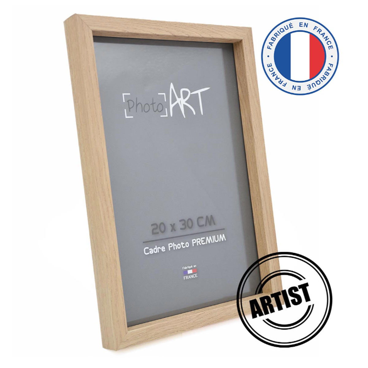 PREMIUM Artist Cadre bois 20x30 Chêne lot de 4