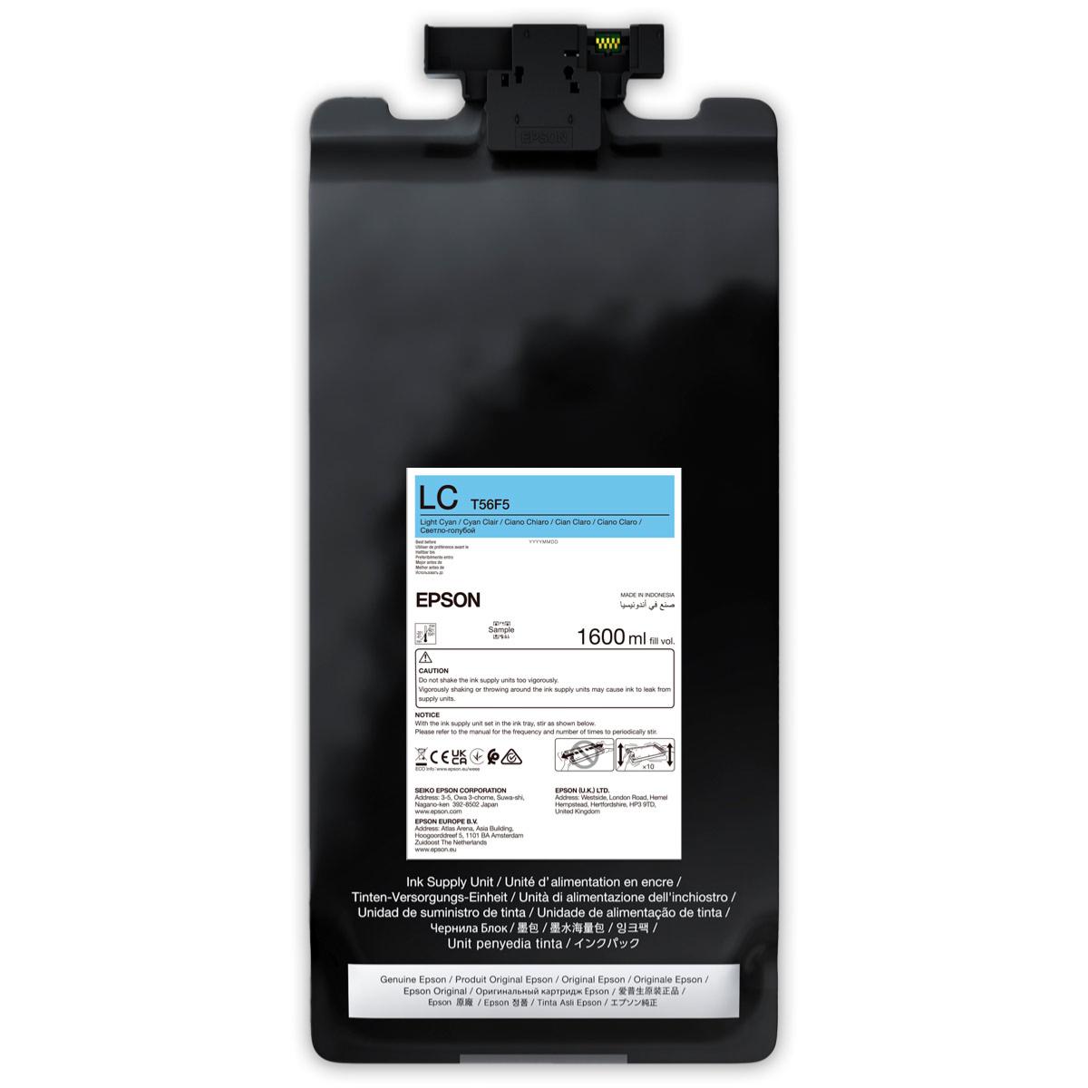 EPSON Encre Light Cyan T56F5 pour imprimante SC-P20500 1,6L